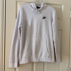 Nike Fleece Hoodie White size small